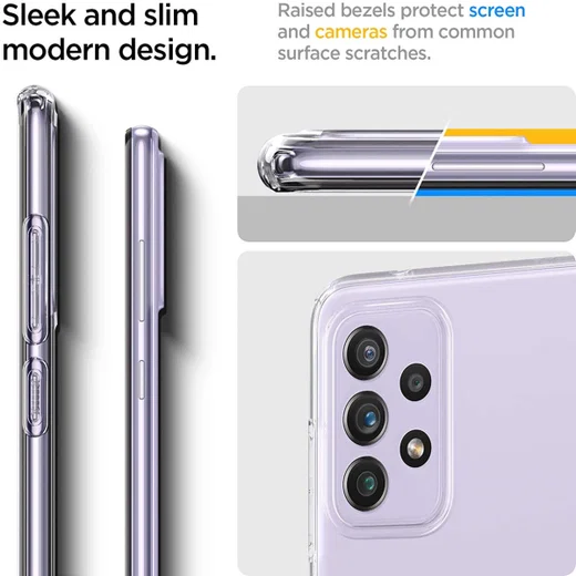 Spigen Liquid Crystal Samsung Galaxy A72 Hoesje Transparant afbeelding 3