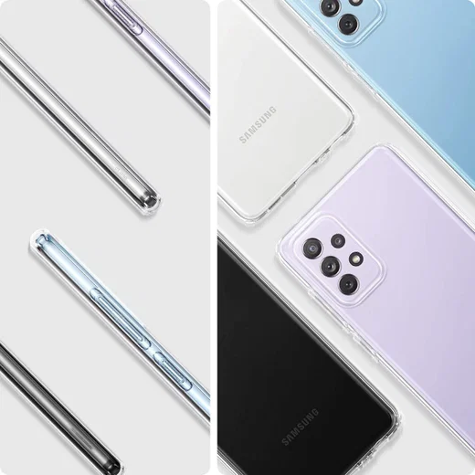 Spigen Liquid Crystal Samsung Galaxy A72 Hoesje Transparant afbeelding 7