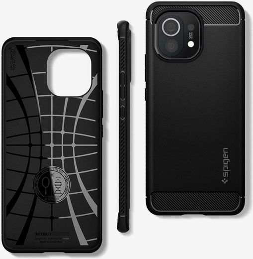 Spigen Rugged Armor Xiaomi Mi 11 Hoesje Back Cover Zwart afbeelding 12