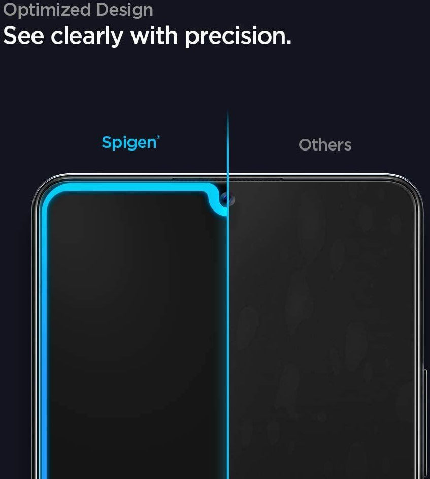 Spigen GLAS.tR Samsung Galaxy A42 Screen Protector Tempered Glass afbeelding 3