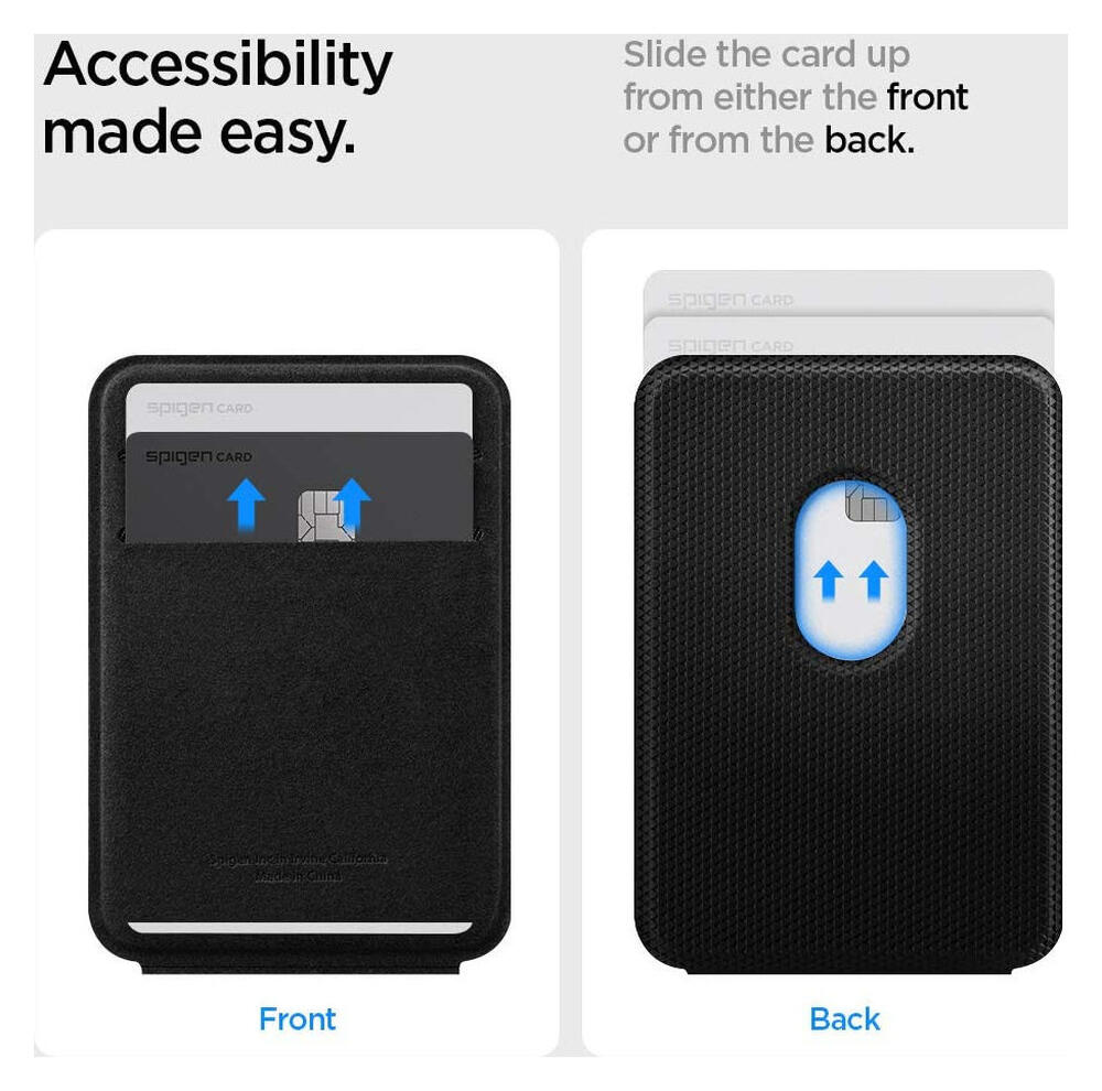 Spigen Smart Fold Wallet Apple MagSafe Kaarthouder voor iPhone Grijs afbeelding 8