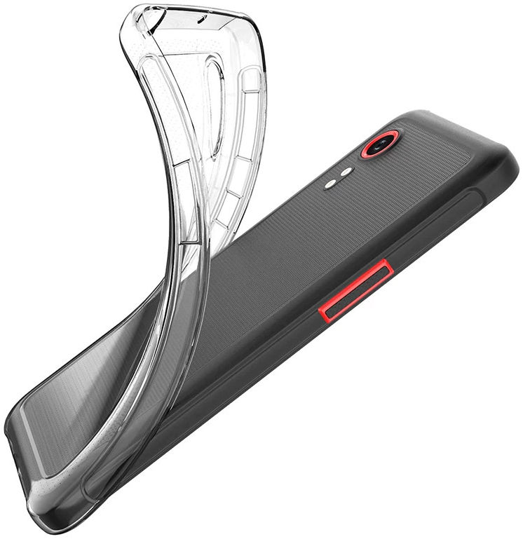 Samsung Galaxy Xcover 5 Hoesje Dun TPU Back Cover Transparant afbeelding 3
