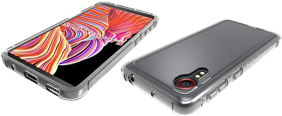 Samsung Galaxy Xcover 5 Hoesje Dun TPU Back Cover Transparant afbeelding 5
