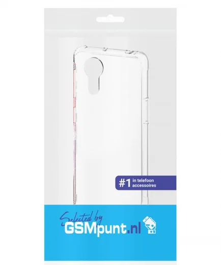 Samsung Galaxy Xcover 5 Hoesje Dun TPU Back Cover Transparant afbeelding 2