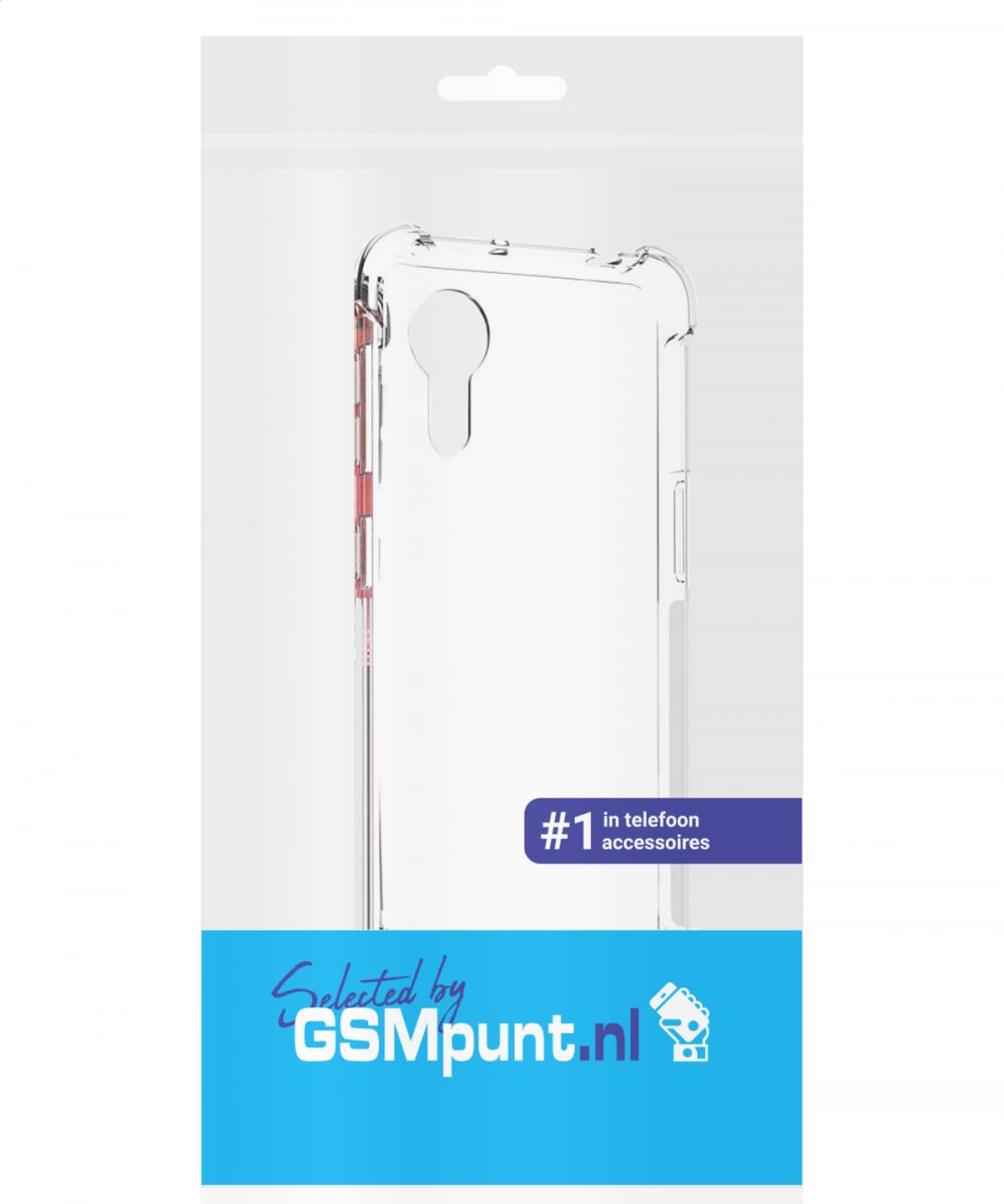 Samsung Galaxy Xcover 5 Hoesje Schokbestendig Transparant afbeelding 2