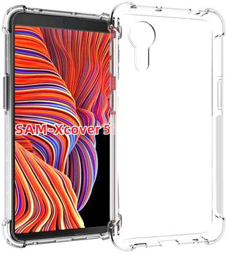 Samsung Galaxy Xcover 5 Hoesje Schokbestendig Transparant