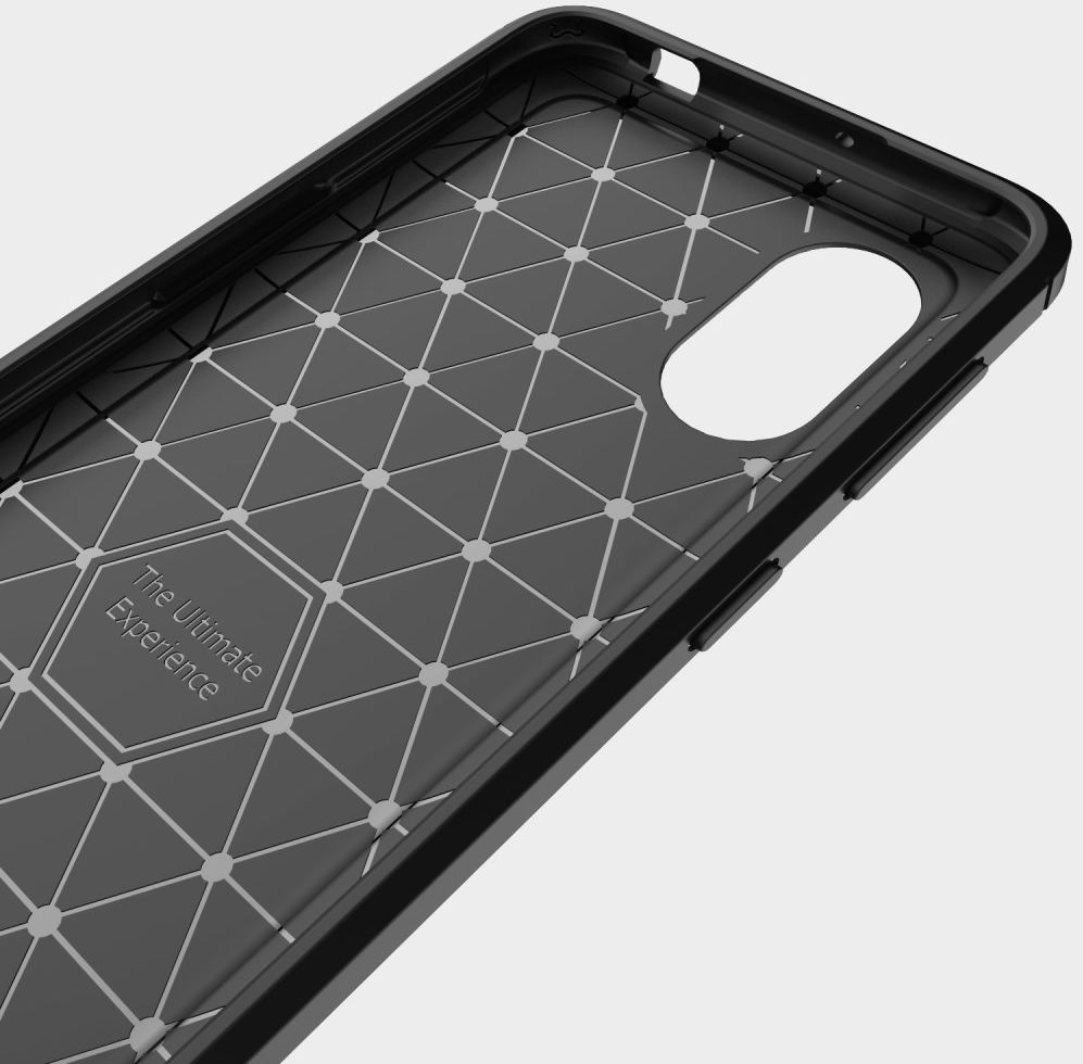 Samsung Galaxy Xcover 5 Hoesje Geborsteld TPU Flexibele Cover Zwart afbeelding 8