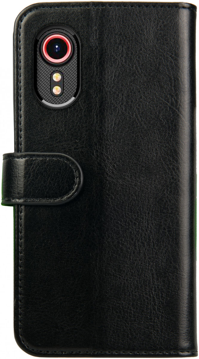 Rosso Element Samsung Galaxy Xcover 5 Hoesje Wallet Book Cover Zwart afbeelding 2