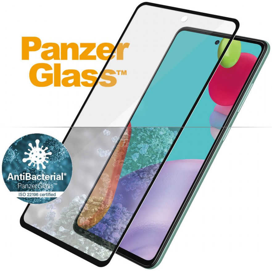 PanzerGlass Samsung Galaxy A53 / A52(S) Screenprotector Zwart afbeelding 2