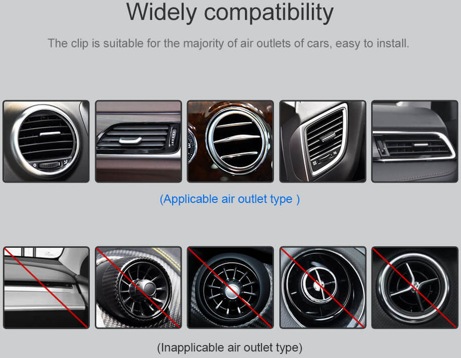 Nillkin Magnetische Ventilatierooster Houder met Draadloos MagSafe Opladen 10W afbeelding 18