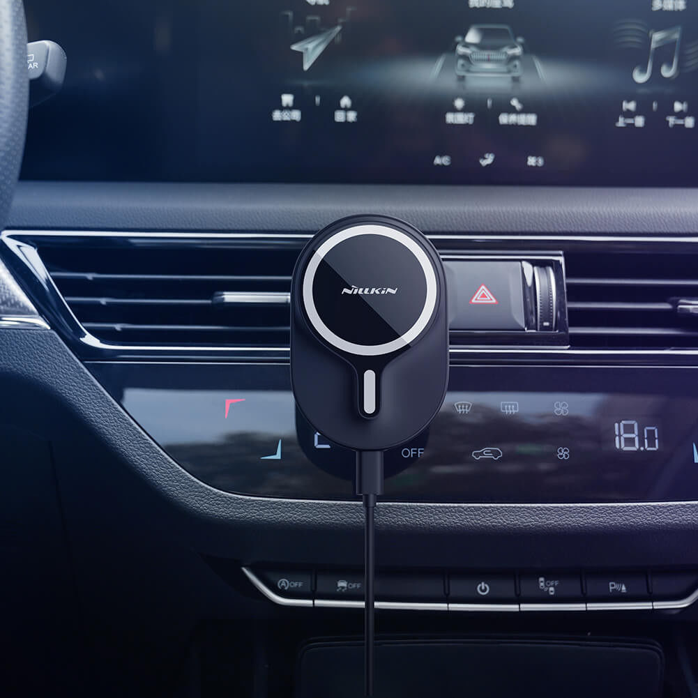 Nillkin Magnetische Ventilatierooster Houder met Draadloos MagSafe Opladen 10W afbeelding 8
