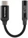 Nillkin Hifi USB-C naar 3.5mm Jack Headset Adapter Zwart afbeelding 1