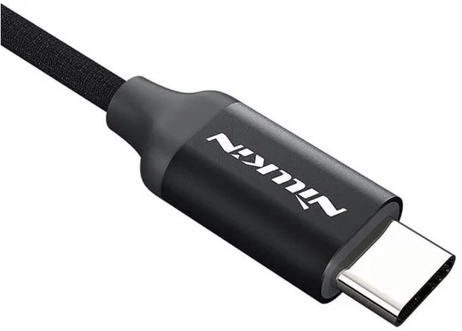 Nillkin Hifi USB-C naar 3.5mm Jack Headset Adapter Zwart afbeelding 2