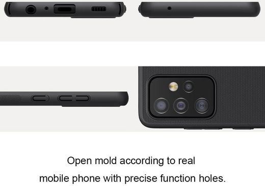 Nillkin Super Frosted Shield Hoesje Samsung Galaxy A52 / A52S Zwart afbeelding 13