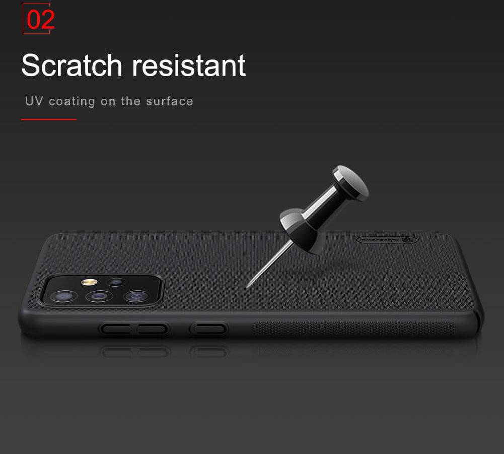 Nillkin Super Frosted Shield Hoesje Samsung Galaxy A52 / A52S Zwart afbeelding 15