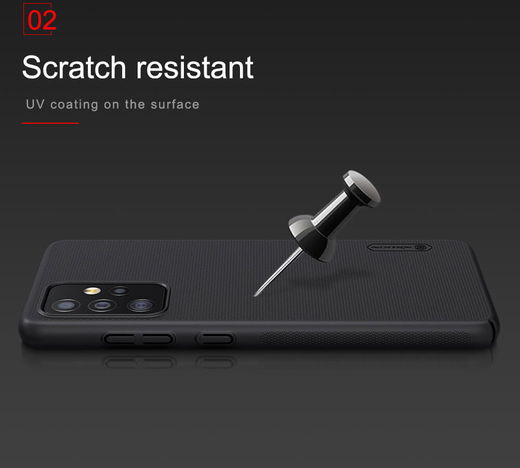 Nillkin Super Frosted Shield Hoesje Samsung Galaxy A52 / A52S Zwart afbeelding 15