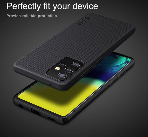 Nillkin Super Frosted Shield Hoesje Samsung Galaxy A52 / A52S Zwart afbeelding 16