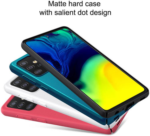 Nillkin Super Frosted Shield Hoesje Samsung Galaxy A52 / A52S Zwart afbeelding 9