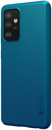 Nillkin Super Frosted Shield Hoesje Samsung Galaxy A52 / A52S Blauw afbeelding 3