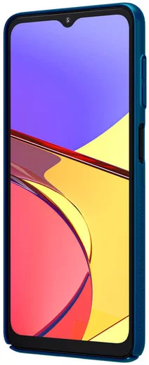 Nillkin Super Frosted Shield Hoesje Samsung Galaxy A12 Blauw afbeelding 4