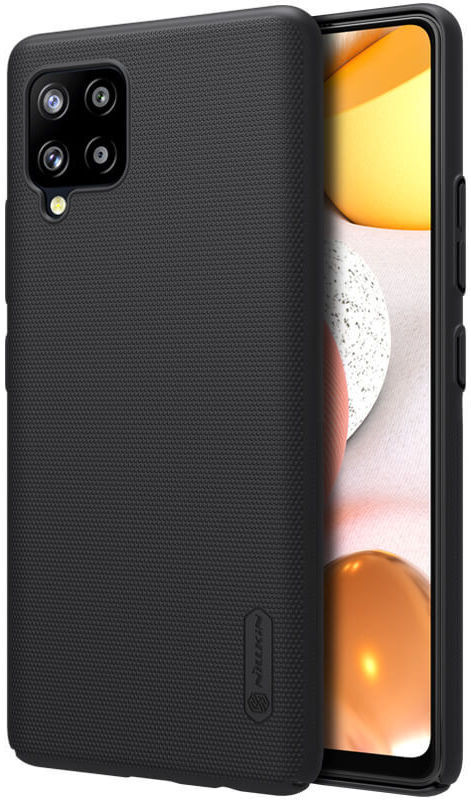 Nillkin Super Frosted Shield Hoesje Samsung Galaxy A42 Zwart afbeelding 1