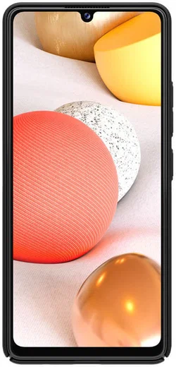 Nillkin Super Frosted Shield Hoesje Samsung Galaxy A42 Zwart afbeelding 3