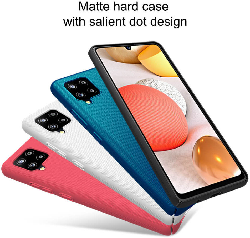 Nillkin Super Frosted Shield Hoesje Samsung Galaxy A42 Zwart afbeelding 7