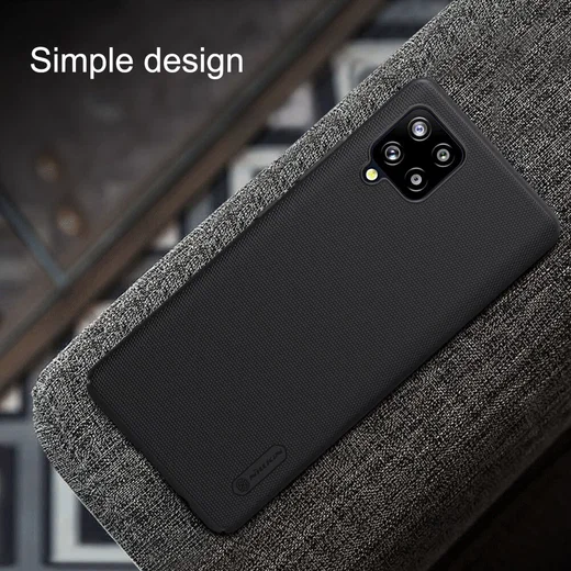 Nillkin Super Frosted Shield Hoesje Samsung Galaxy A42 Zwart afbeelding 8