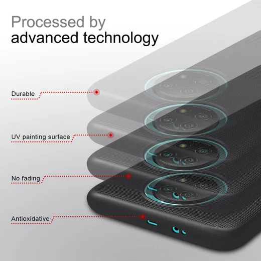 Nillkin Super Frosted Shield Hoesje Xiaomi Redmi Note 9T Zwart afbeelding 13