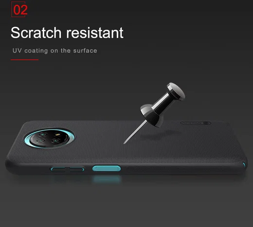 Nillkin Super Frosted Shield Hoesje Xiaomi Redmi Note 9T Zwart afbeelding 14