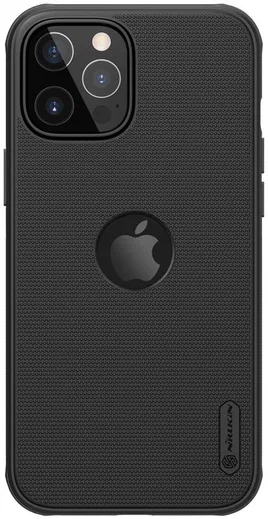 Nillkin Super Frosted Shield iPhone 12 Pro Max Hoesje MagSafe Zwart afbeelding 1