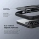 Nillkin Super Frosted Shield iPhone 12 Pro Max Hoesje MagSafe Zwart afbeelding 4