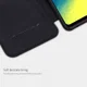 Nillkin Qin Samsung Galaxy A72 Hoesje Book Case Kunstleer Zwart afbeelding 12