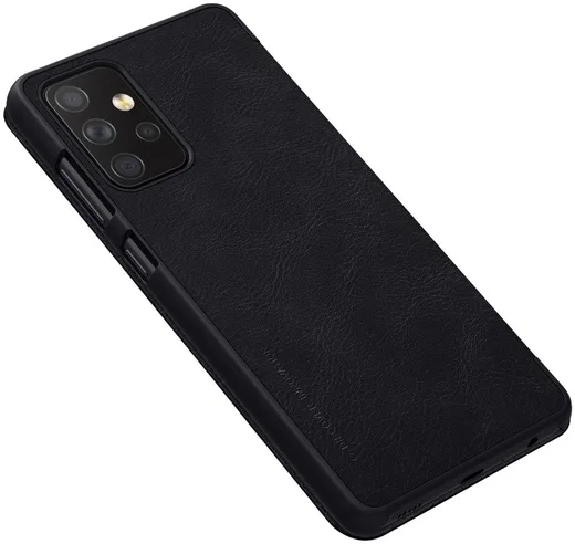 Nillkin Qin Samsung Galaxy A72 Hoesje Book Case Kunstleer Zwart afbeelding 7