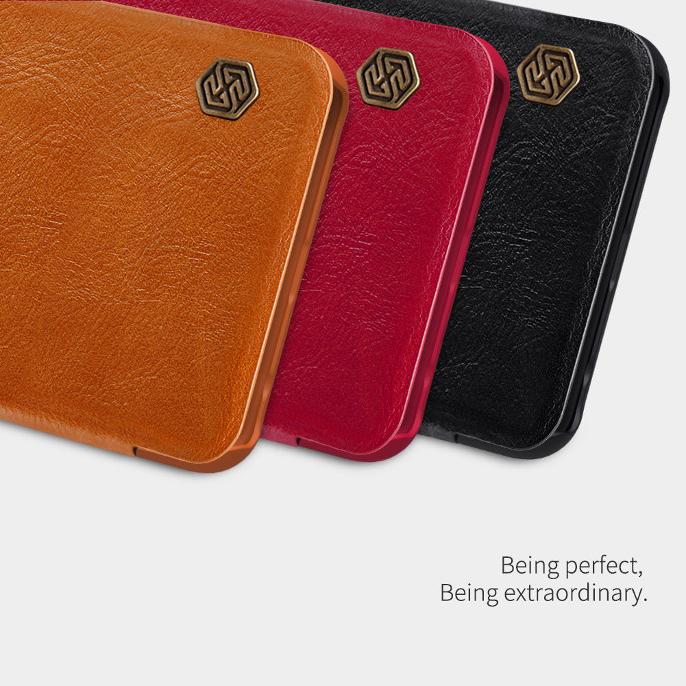 Nillkin Qin Samsung Galaxy A72 Hoesje Book Case Kunstleer Zwart afbeelding 9