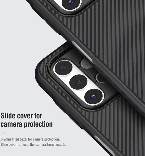 Nillkin CamShield Samsung Galaxy A32 5G Hoesje met Camera Slider Zwart afbeelding 4