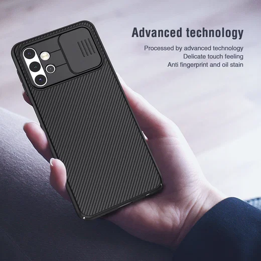 Nillkin CamShield Samsung Galaxy A32 5G Hoesje met Camera Slider Zwart afbeelding 5