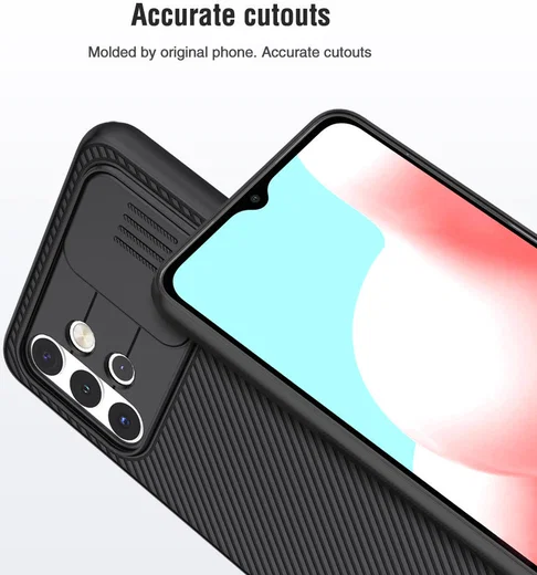 Nillkin CamShield Samsung Galaxy A32 5G Hoesje met Camera Slider Zwart afbeelding 6