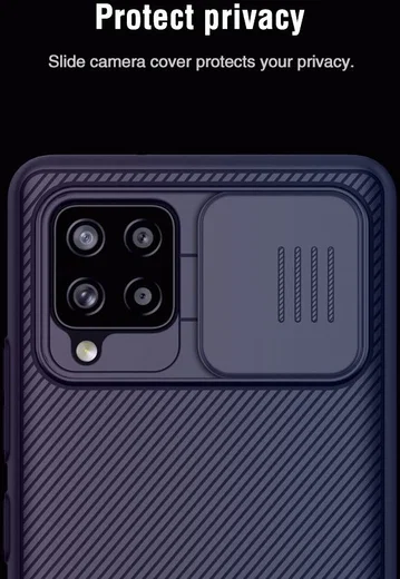 Nillkin CamShield Samsung Galaxy A42 Hoesje met Camera Slider Zwart afbeelding 11