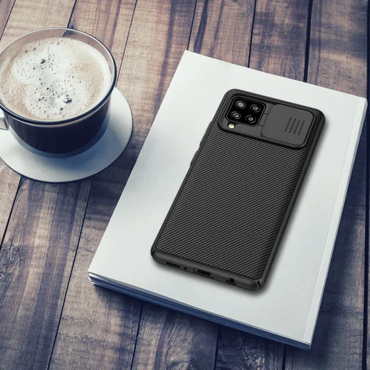 Nillkin CamShield Samsung Galaxy A42 Hoesje met Camera Slider Zwart afbeelding 15