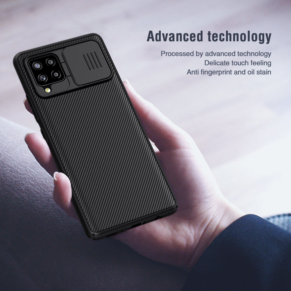 Nillkin CamShield Samsung Galaxy A42 Hoesje met Camera Slider Zwart afbeelding 5