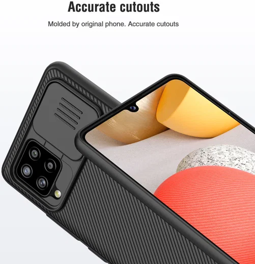 Nillkin CamShield Samsung Galaxy A42 Hoesje met Camera Slider Zwart afbeelding 6