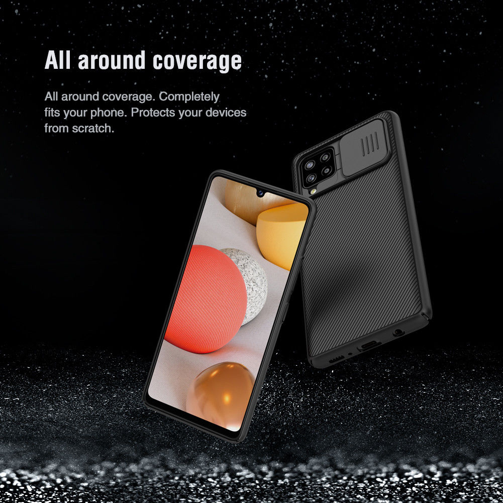 Nillkin CamShield Samsung Galaxy A42 Hoesje met Camera Slider Zwart afbeelding 7