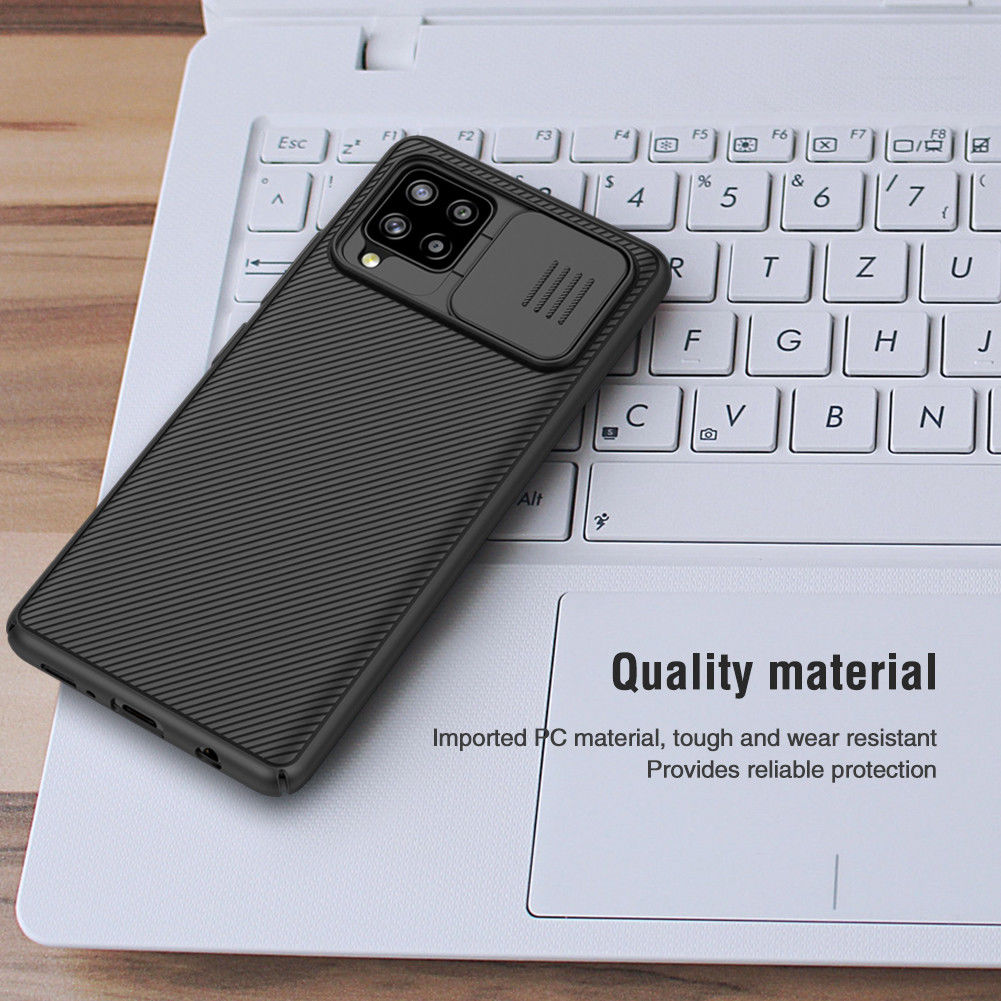 Nillkin CamShield Samsung Galaxy A42 Hoesje met Camera Slider Zwart afbeelding 8