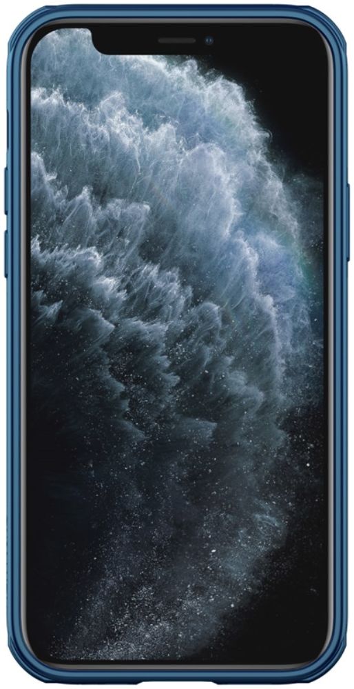 Nillkin CamShield iPhone 12/12 Pro MagSafe Hoesje Camera Slider Blauw afbeelding 4
