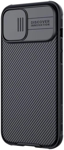 Nillkin CamShield iPhone 12 Pro Max MagSafe Hoesje Camera Slider Zwart afbeelding 2