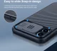 Nillkin CamShield iPhone 12 Pro Max MagSafe Hoesje Camera Slider Zwart afbeelding 8