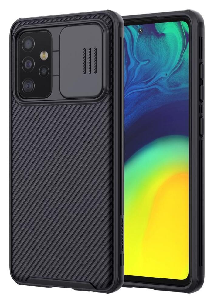 Nillkin Camshield Samsung Galaxy A52 / A52S Hoesje met Camera Slider Zwart afbeelding 1