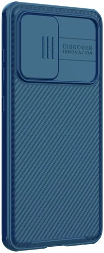 Nillkin Camshield Samsung Galaxy A52 / A52S Hoesje met Camera Slider Blauw afbeelding 2