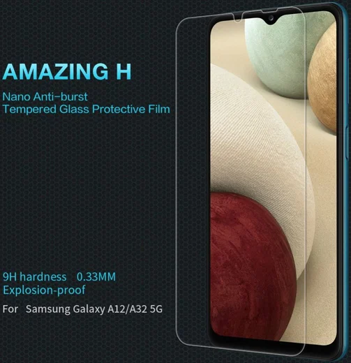 Nillkin Samsung Galaxy A12/ A32 5G Screenprotector Anti-Explosie 0.3mm afbeelding 13